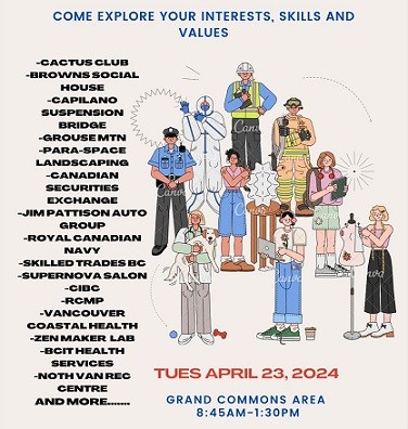 Career, Job and Volunteer Fair - Tuesday, April 23