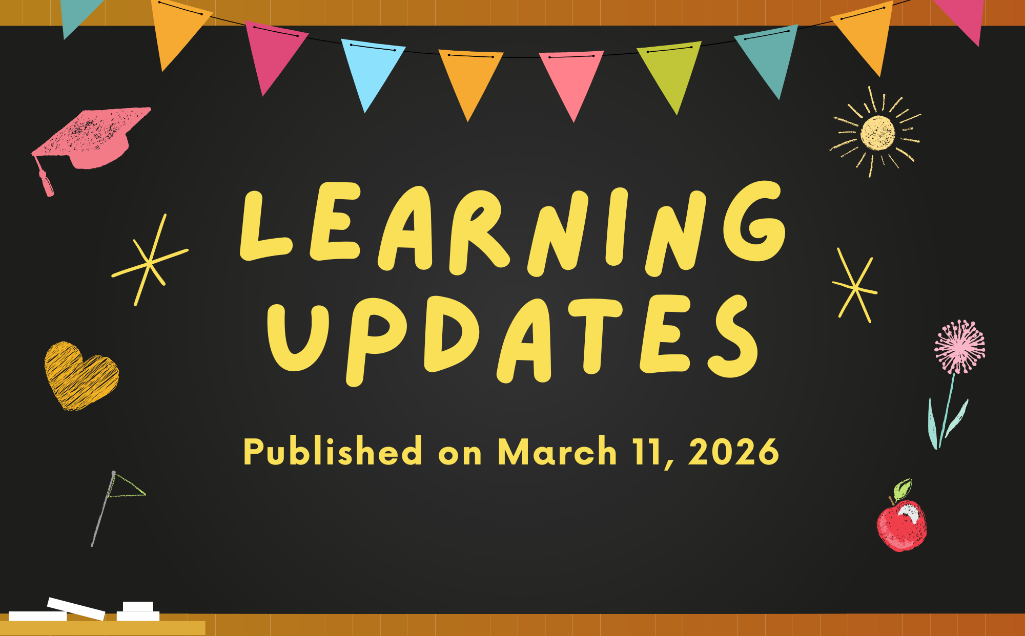 Learning Updates Published - Mar 11, 2026