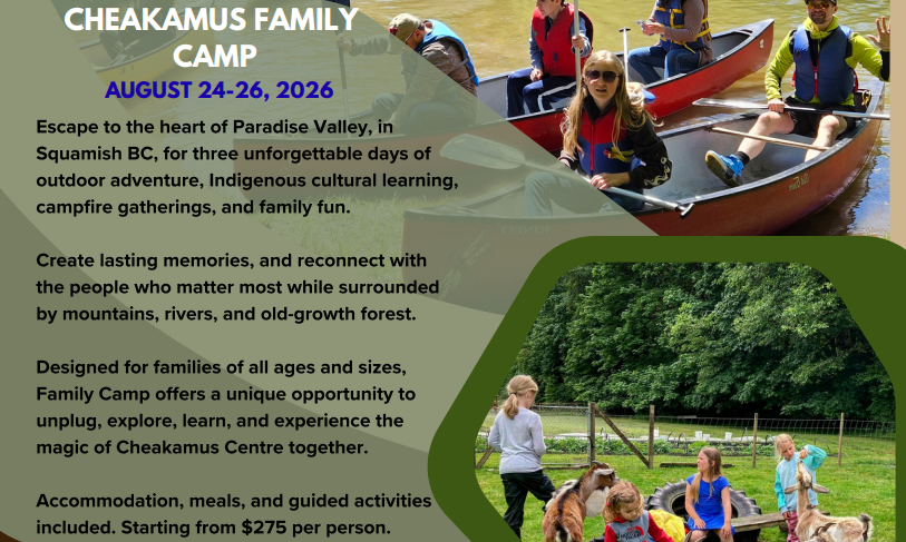 Cheakamus Family Camp August 24th-26th