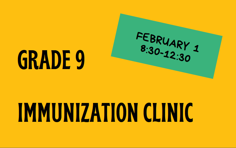 Grade 9 Immunizations
