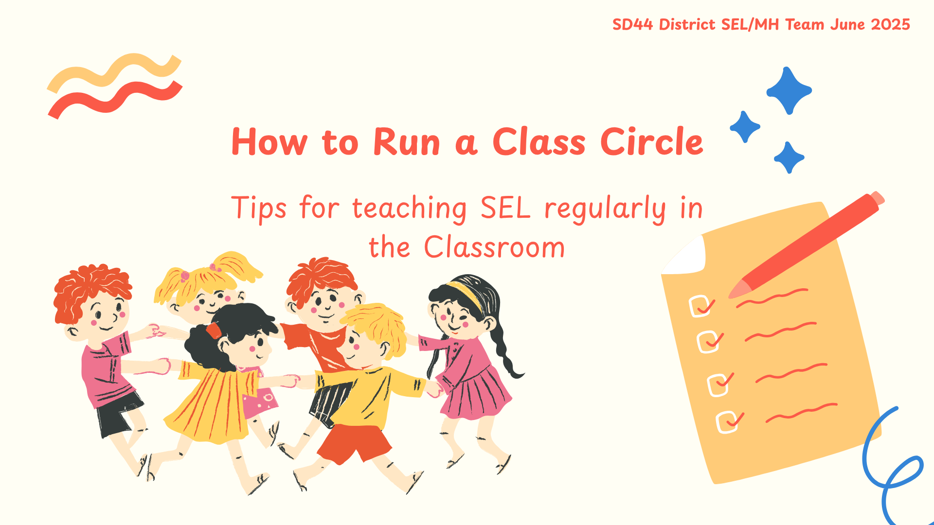 How to include SEL into every classroom:  Class Circles