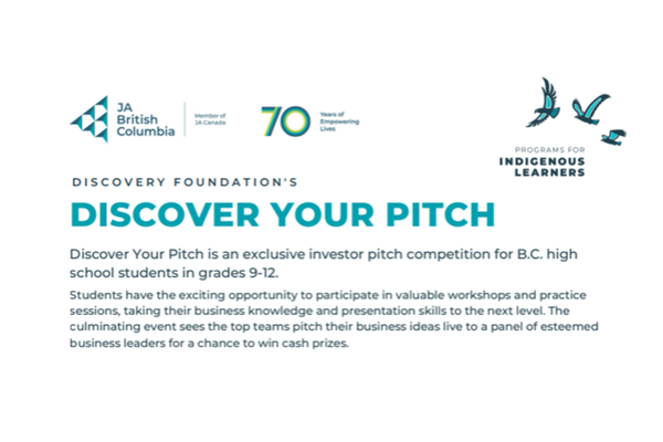 Opportunity for Indigenous students in grades 9-12