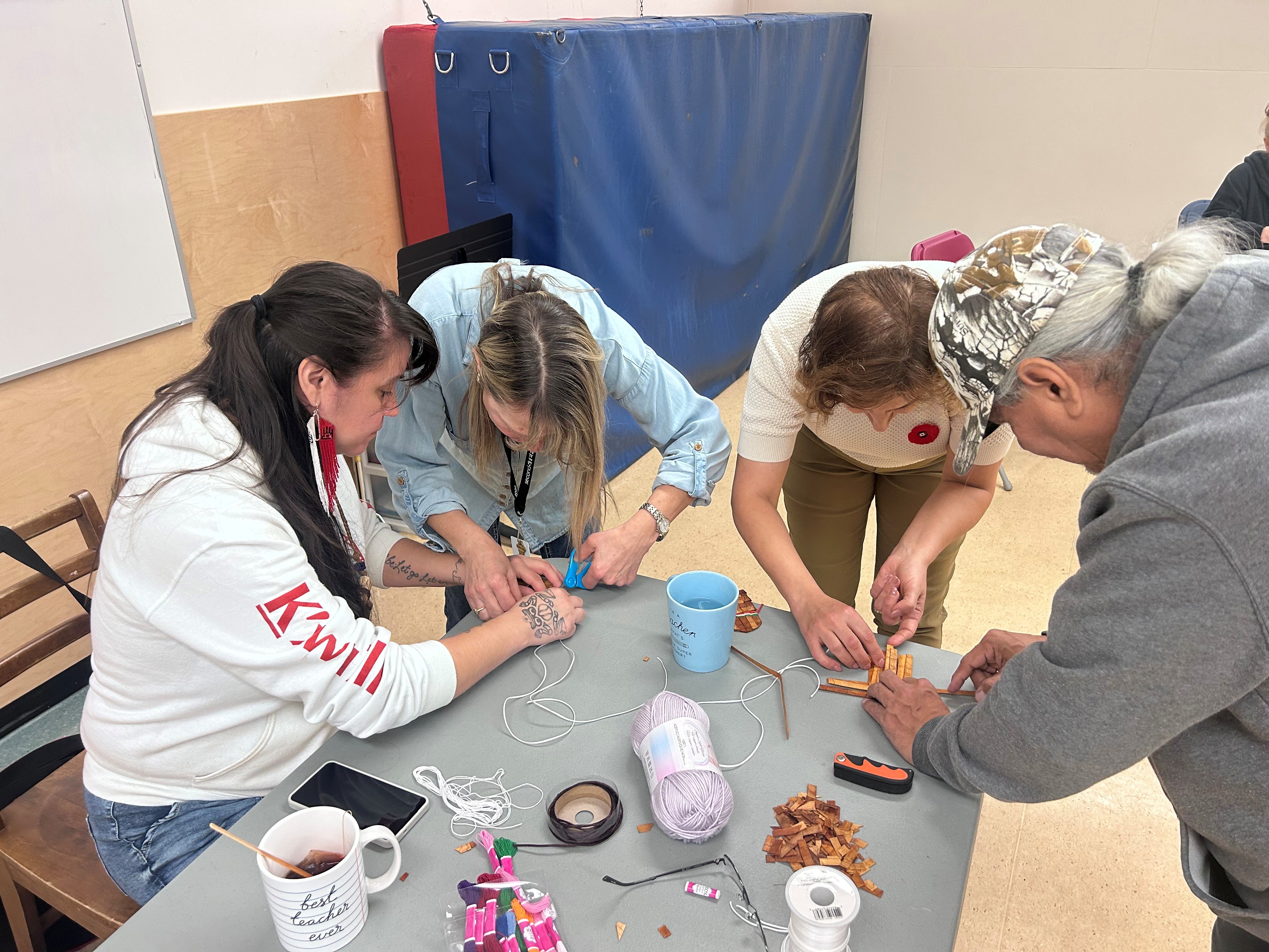 Cedar Heart Learning and Weaving: Boundary’s Professional Day